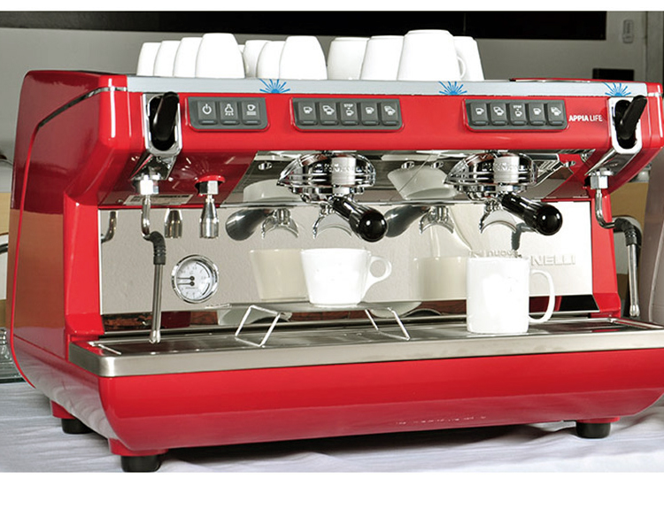 意大利nuova诺瓦appia2双头意式半自动咖啡机高杯电控商用单头