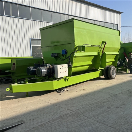 25立方卧式tmr机 自动揉搓功能草料搅拌机 牛羊饲草拌料机-搜了网