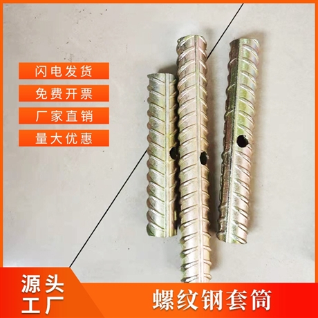 鍍鋅螺紋鋼套筒 國標(biāo)M20起吊螺紋鋼套筒 預(yù)埋套筒