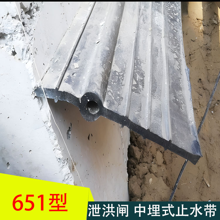651型止水带 中埋式 CB中孔 建筑沉降缝 埋入式橡胶带