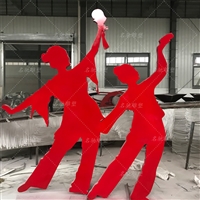 不锈钢影人雕塑园林景观雕塑