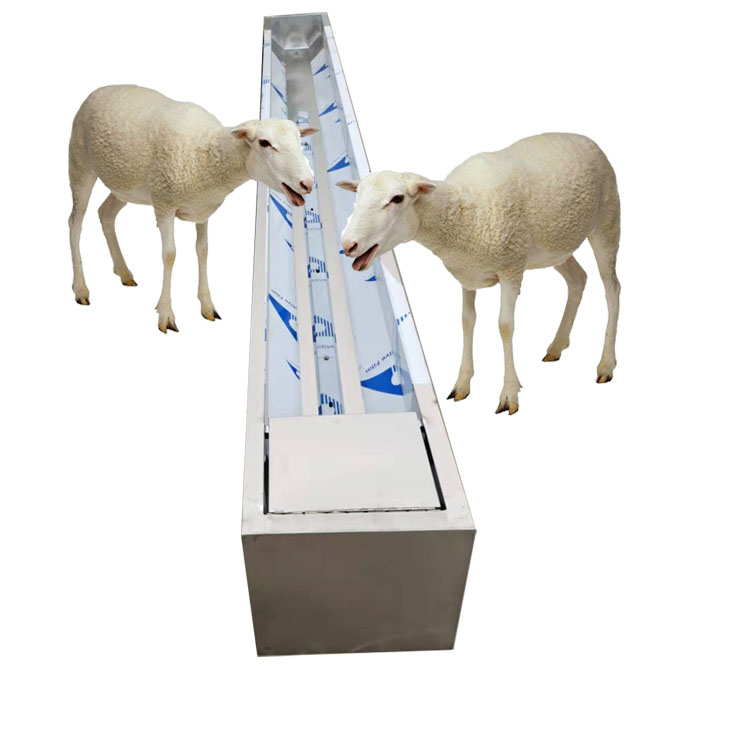 冬季电加热羊饮水槽 恒力不锈钢双层保温喝水槽
