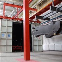 工程机械清理抛丸机 工程机械抛丸除锈 生产效率高