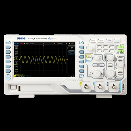 rigol普源示波器200m数字存储示波器2通道ds1202ze