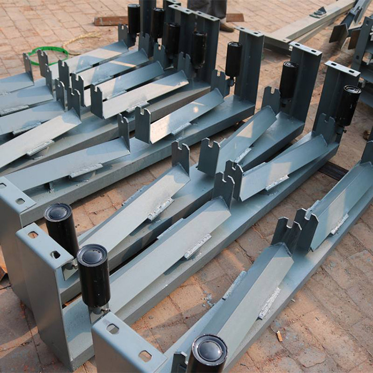 山东森腾供应托辊支架矿用h架调心托辊支架厂家定制