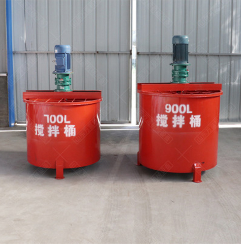 工地水泥搅拌桶 双层加厚水泥注浆搅拌机