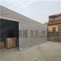 无锡移动蓬房折叠 大型带轮伸缩帐篷钢架维修 无锡推拉雨蓬搭建