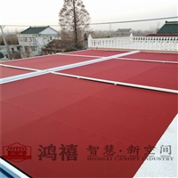 常熟雨篷厂 常熟移动棚 厂区堆货雨棚加工 万年大源电动雨蓬 伸缩式电动雨蓬 昆山移动棚项目案例