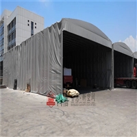 嘉兴移动棚 嘉兴雨篷厂 富阳新桐推拉电动雨棚 电动推拉雨棚加工 仓储雨篷定做