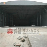 嘉定移动棚 嘉定雨篷定做 推拉移动棚加工 仓储雨棚 临安潜川电动推拉雨篷  嘉定推拉雨篷 雨棚商家在线解答