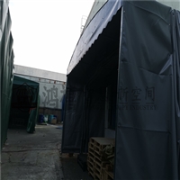 如皋油布帐篷大型仓储 移动式推拉雨棚 如皋雪岸镇鸿禧帐篷厂家