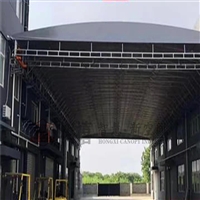 苏州移动棚 苏州推拉雨篷加工 昆山花桥仓储雨篷定做 赣县江口雨蓬 苏州推拉雨篷 雨棚完工效果案例