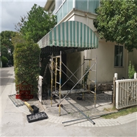 宜兴法式遮阳蓬电动 移动式推拉篷房 宜兴和桥镇周边雨棚上门测量