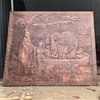 紫铜浮雕 锻铜浮雕壁画