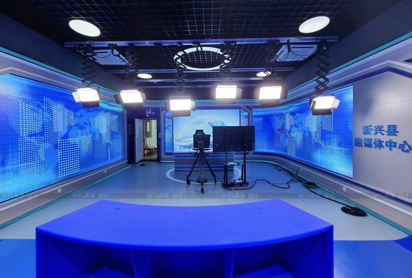 演播室声学灯光工程,演播室效果图设计2-搜了网