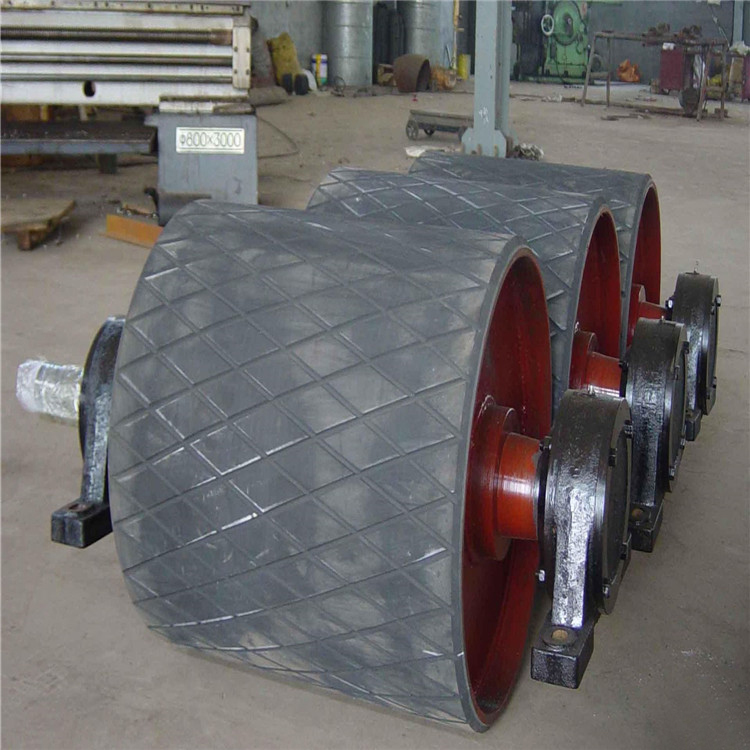森腾定制皮带机电动滚筒包胶电动滚筒ydb输送带滚筒寿命长