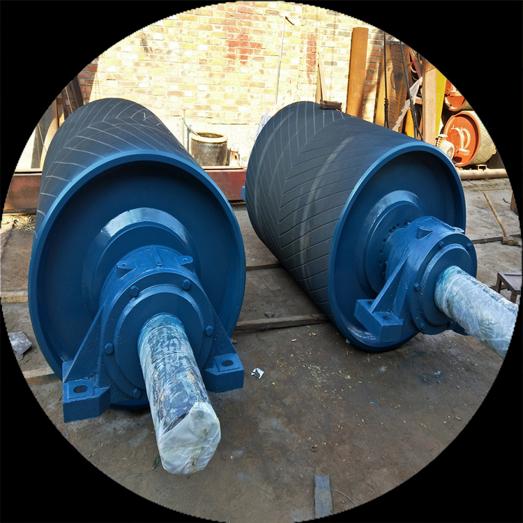 森腾定制皮带机电动滚筒包胶电动滚筒ydb输送带滚筒寿命长