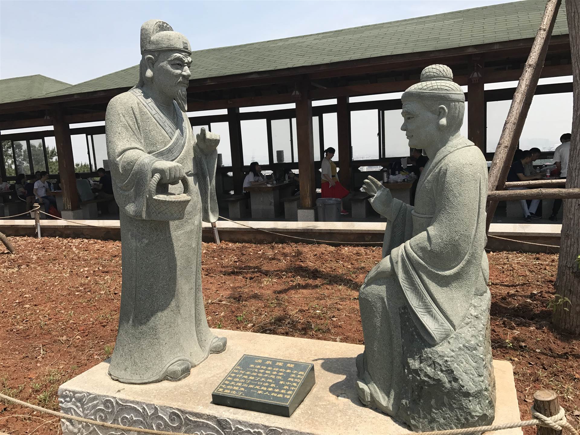 花岗岩二十四孝石雕人像摆件广场寺庙青石古代人物雕像