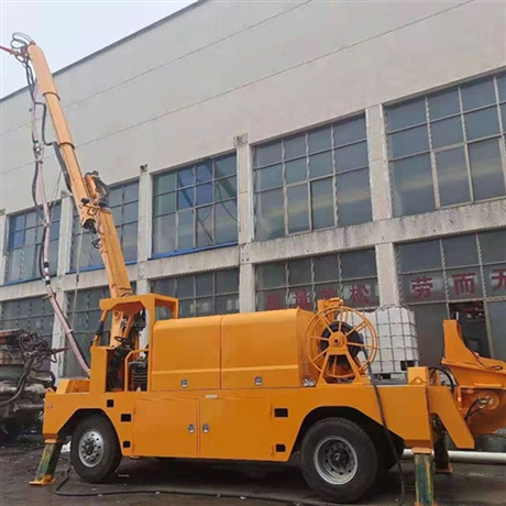 工程混凝土湿喷车边坡加固3016湿喷机械手湿喷台车