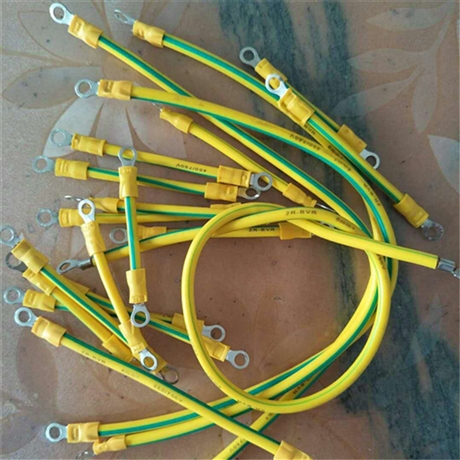 光伏板接地线bvr25平方黄绿双色线槽桥架接地线