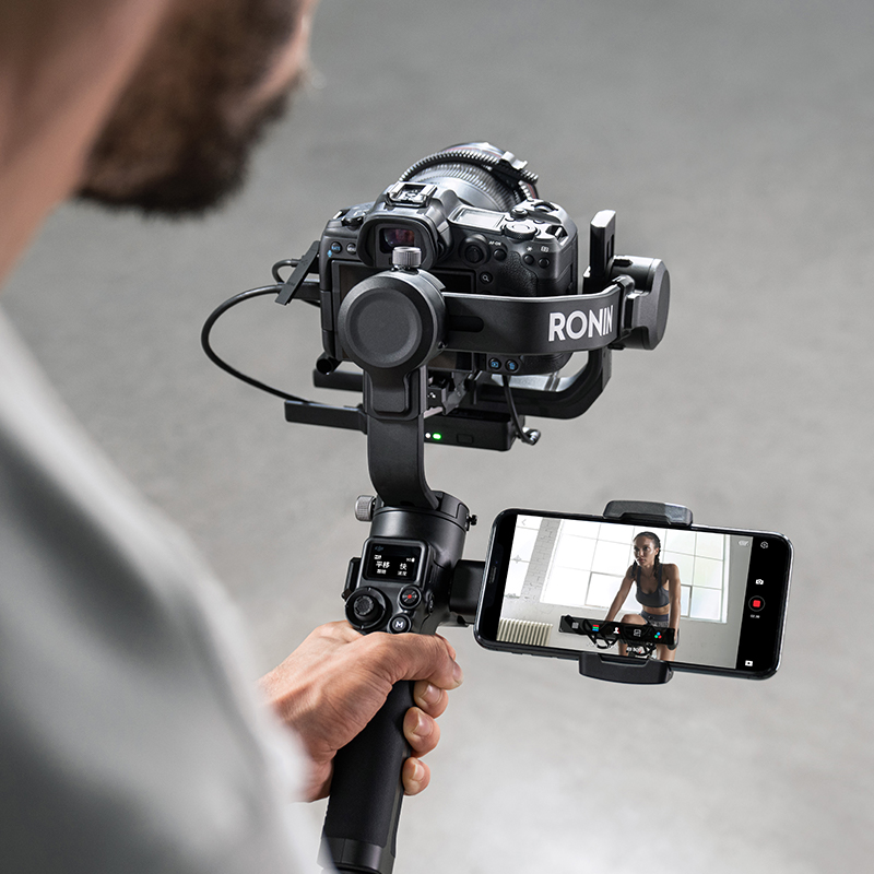 大疆手持云台djirsc2如影sc2微单单反相机拍摄防抖稳定器