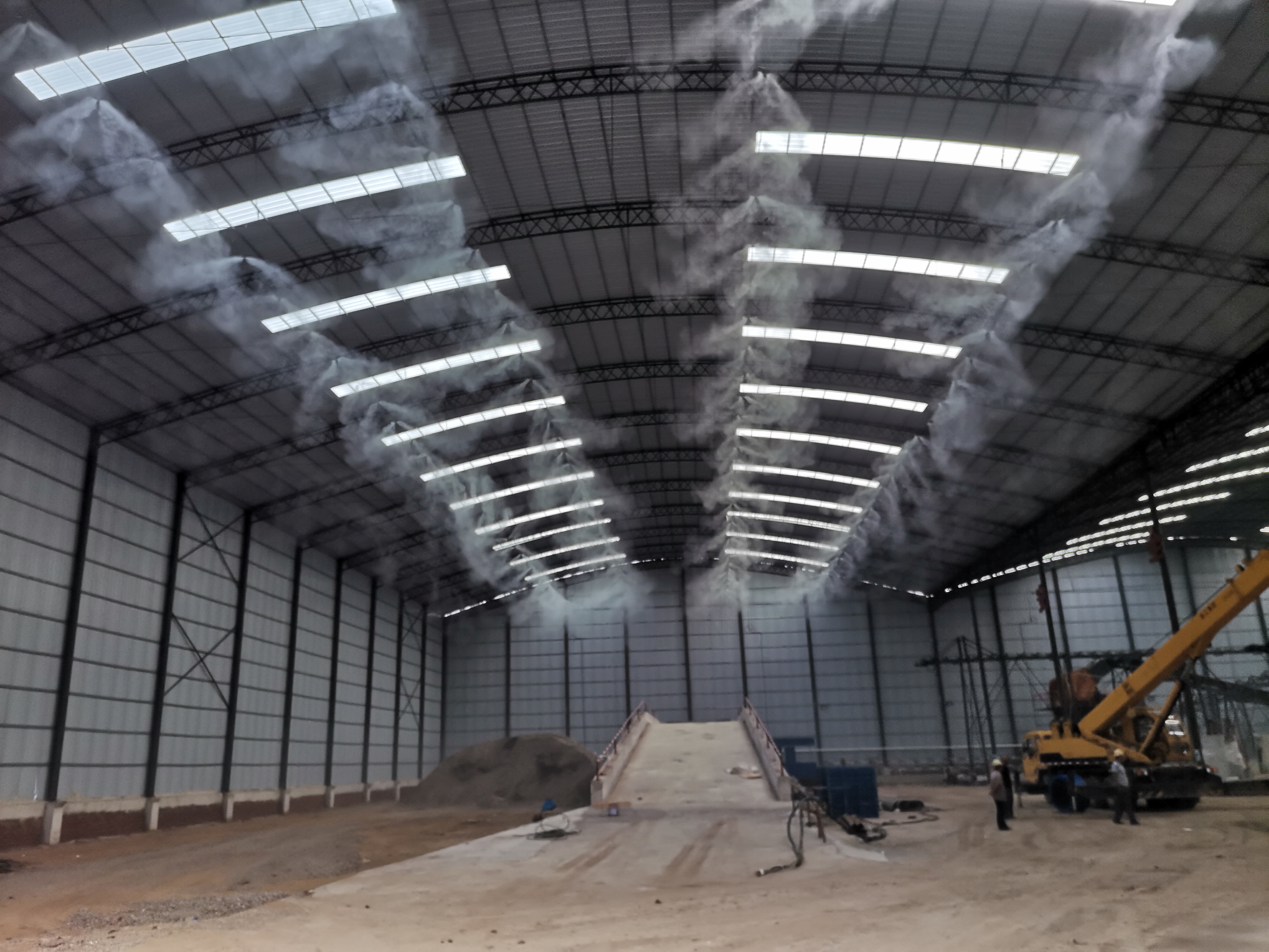 铸造厂碎石场石灰厂等厂区车间除尘降尘用高压喷雾除尘设备