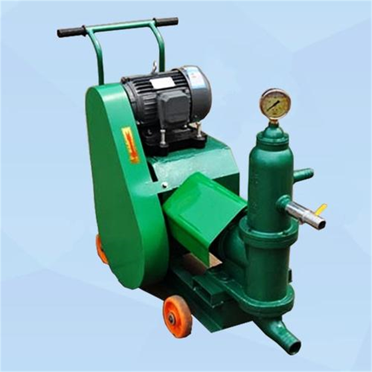 琼海小型往复单缸活塞注浆泵hjb型单缸水泥砂浆灌浆机临海