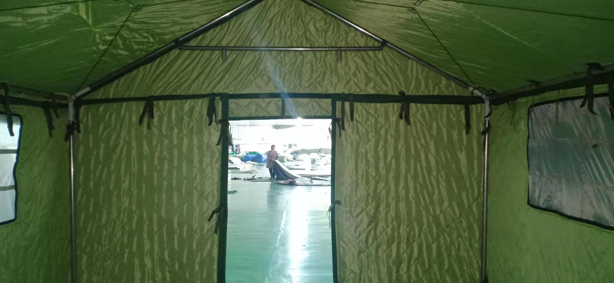 辽宁大连防疫救灾帐篷12平米标准帐篷定制