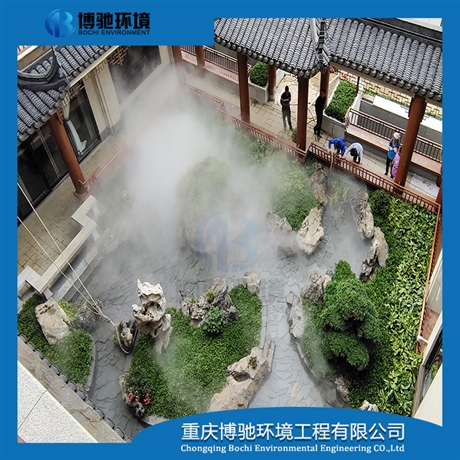 广场冷雾造景  无堵塞 雾粒超细