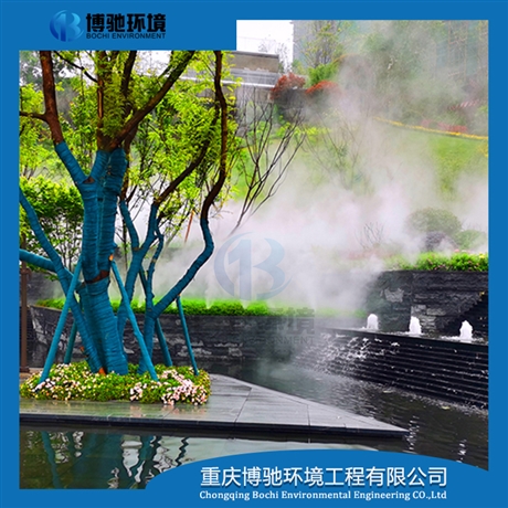 示范區(qū)水霧造景  方便安裝