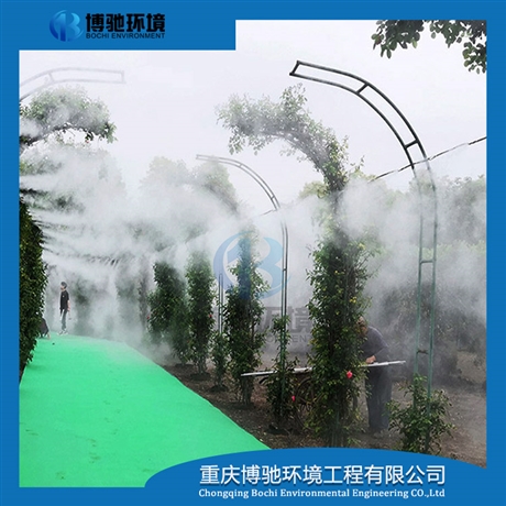 湿地公园高压喷雾造景  雾量大 雾效好