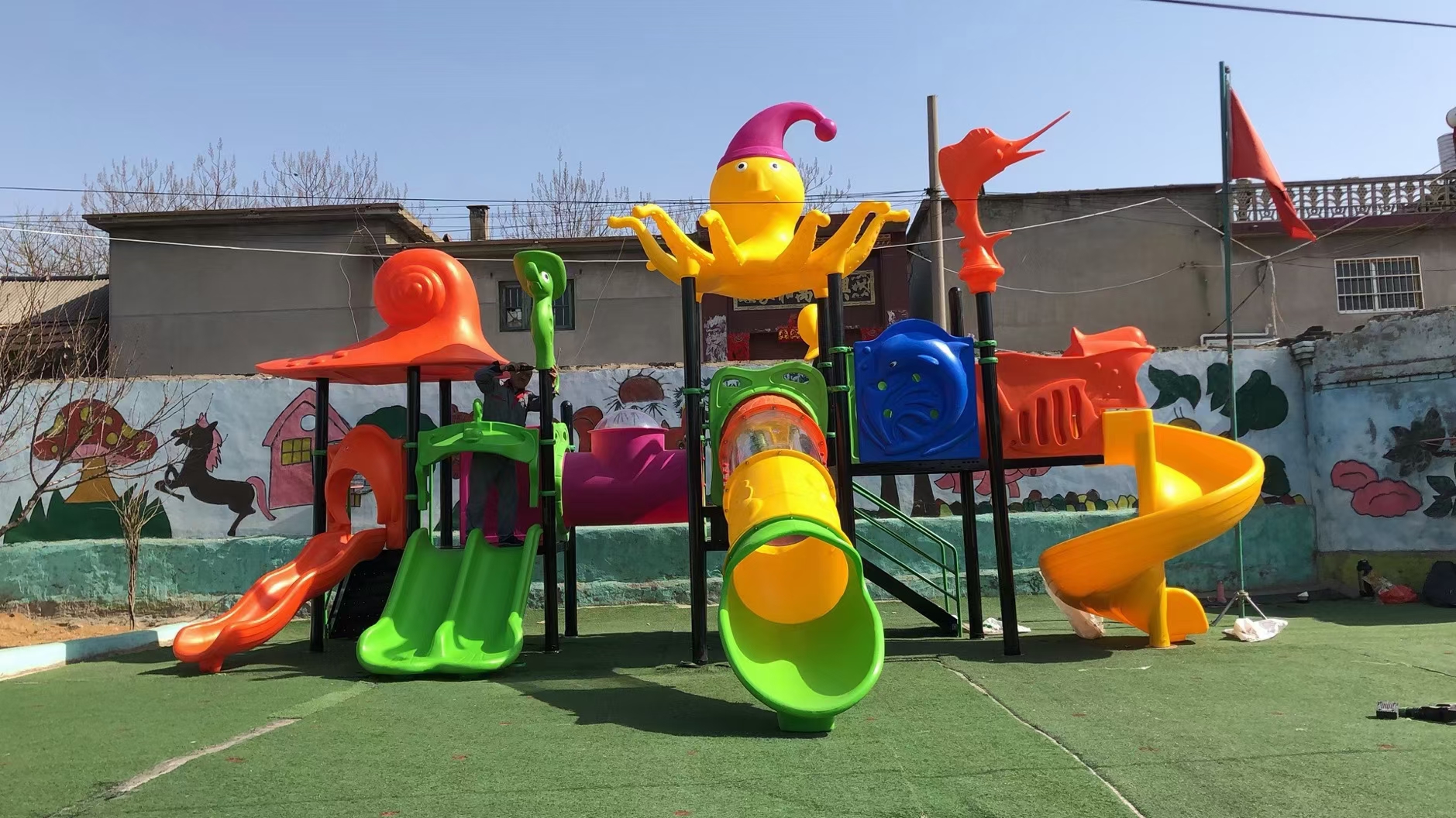 组合滑梯儿童滑梯大型室外滑梯游乐设施