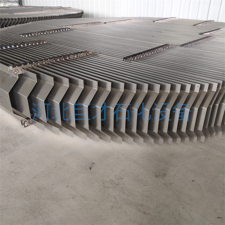 金属折流板除雾器带底座不锈钢折流板除沫器304下装折板式除雾器