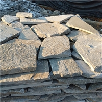 室外景观-粉石英碎拼石 粉红色地铺石材 粉色乱型石碎拼石