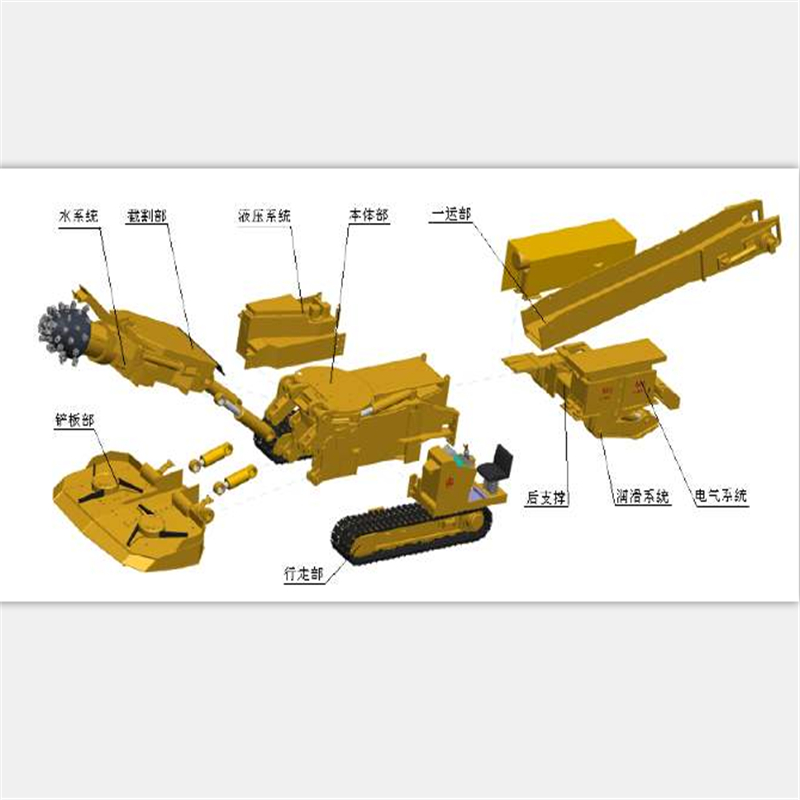 厂家直供悬臂式掘进机性价比高ebz135悬臂式掘进机