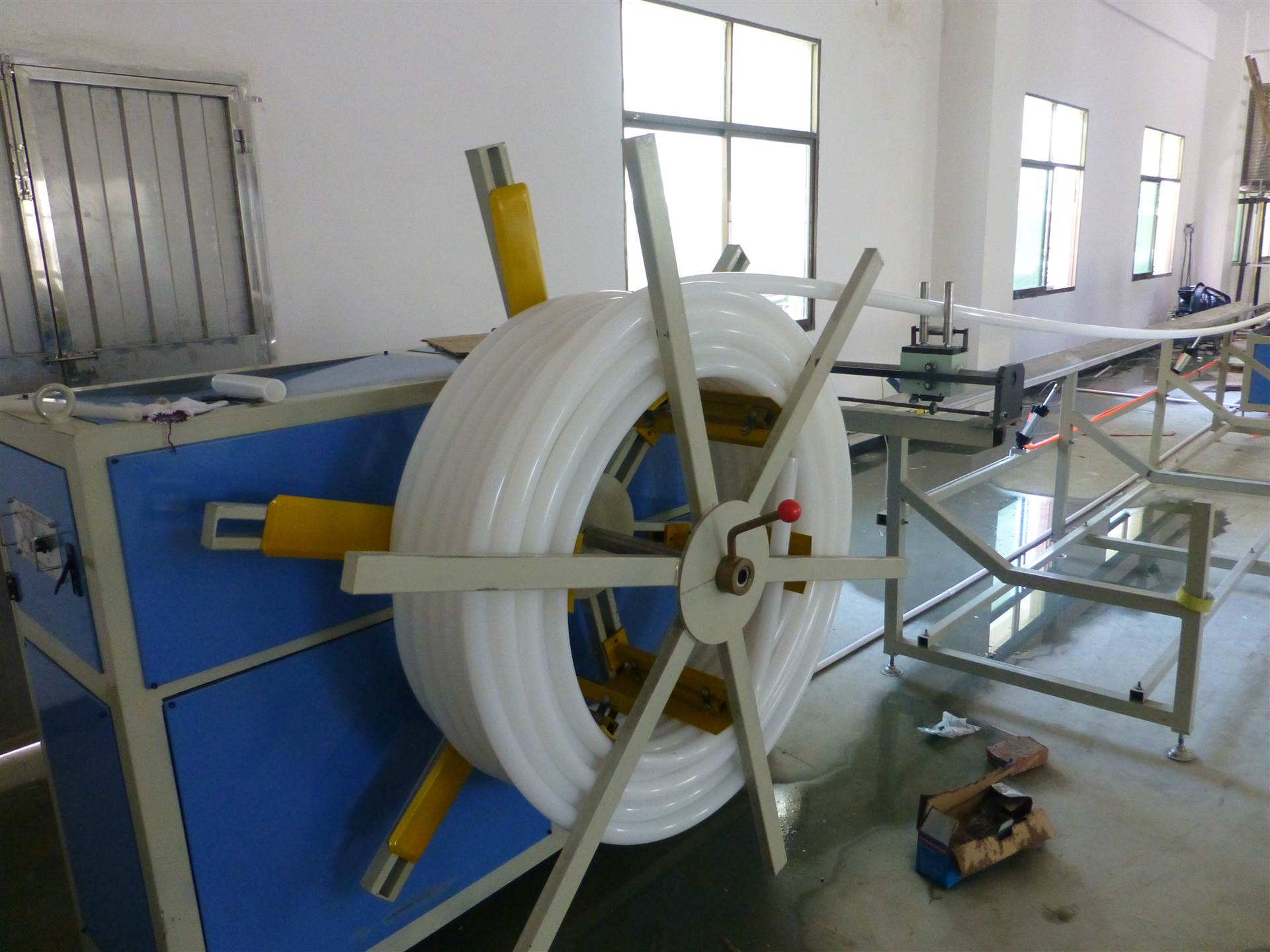 pe管双工位收卷机全自动单工位盘管机2063收卷机厂家