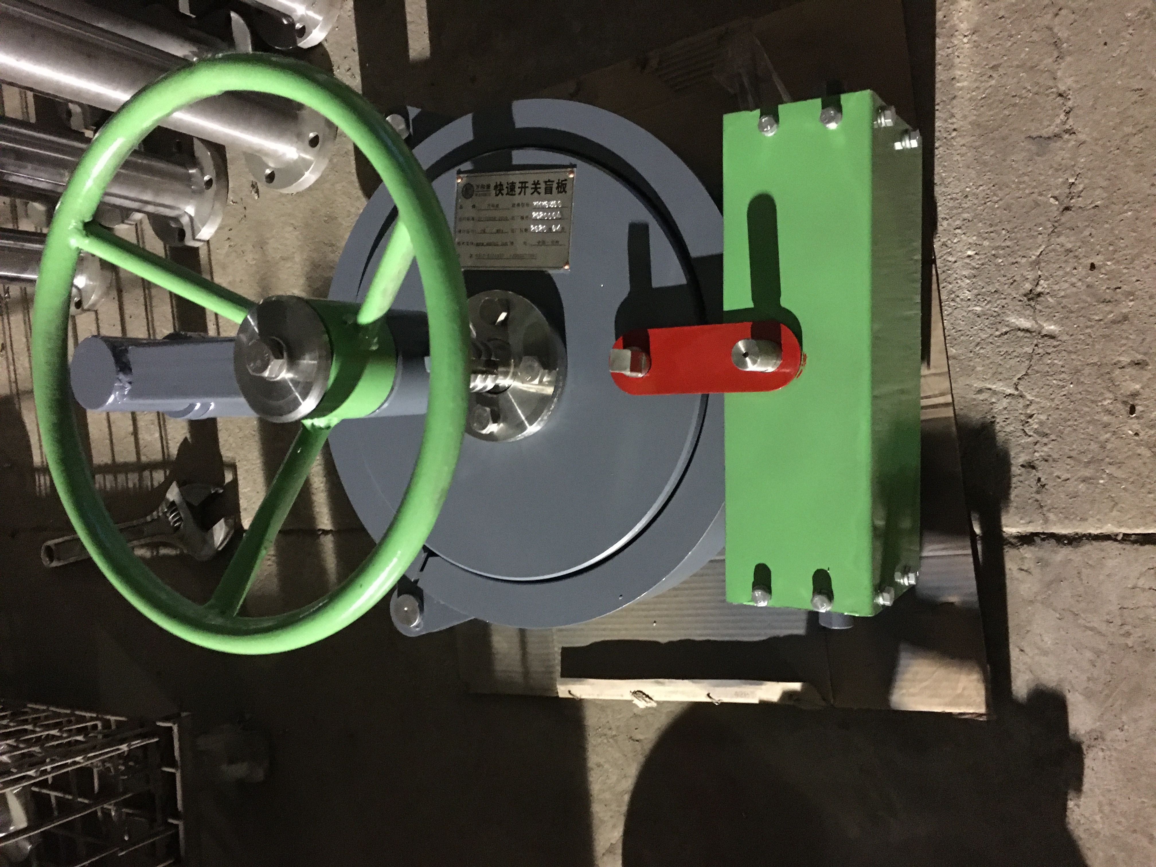 锁环式快开盲板压力环型快开盲板用于大直径压力管道