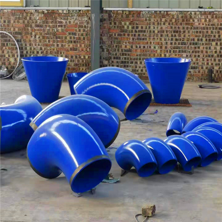 各型号环氧树脂涂塑防腐弯头外涂聚乙烯防腐弯头防腐碳钢管件