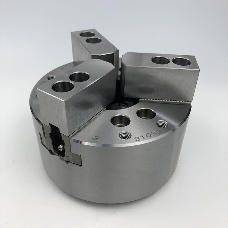 三爪液压卡盘op206/208三爪中空液压卡盘台湾直供