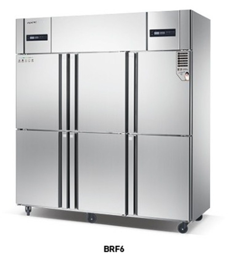 美厨商用冰箱brf6六门双温冰箱冷藏冷冻柜