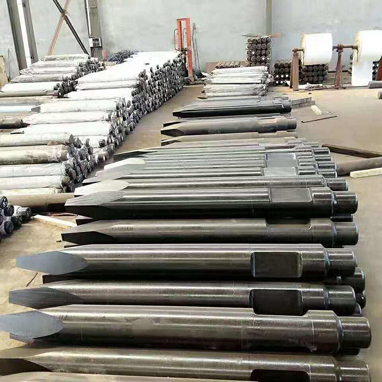 森腾破碎锤钎杆140锻打钎杆平头破碎机钎杆全国供应