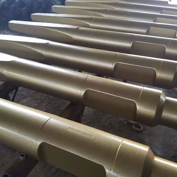 森腾破碎锤钎杆140锻打钎杆平头破碎机钎杆全国供应