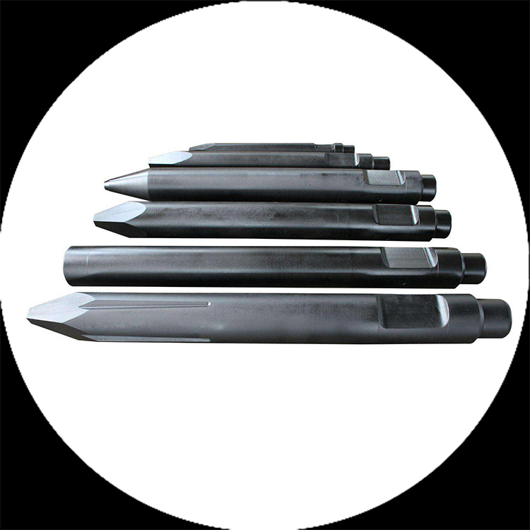 森腾破碎锤钎杆140锻打钎杆平头破碎机钎杆全国供应