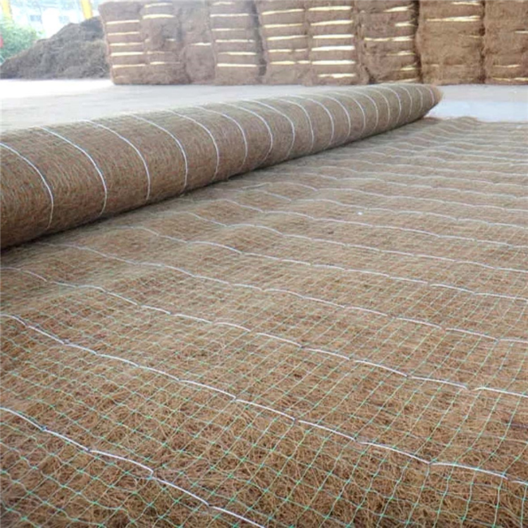 植物纤维毯河源植生椰丝毯抗冲生物毯水保植生毯