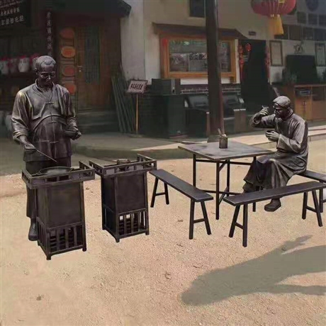 人物雕塑鑄銅古代人物雕像