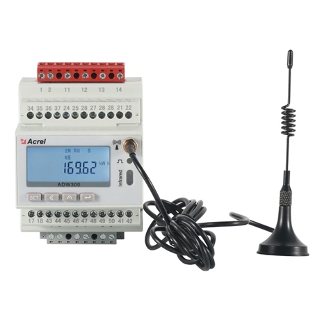 安科瑞多功能电子式电表ADW300/C支持RS485通讯