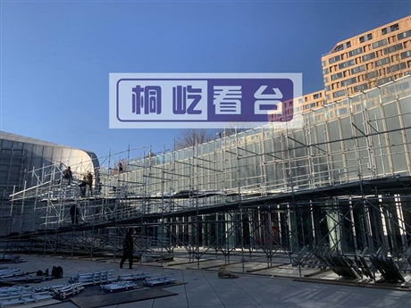 奥会速滑馆阶梯看台搭建