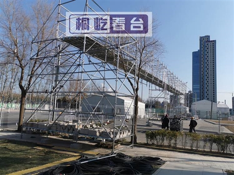 奥运国家体育馆临时看台搭建