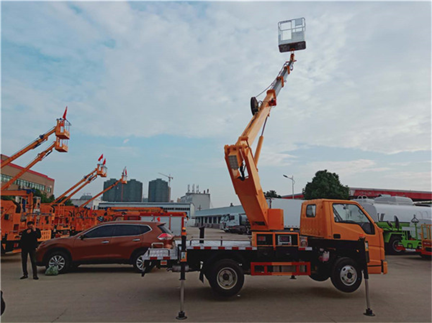 湖北旭力江铃21蓝牌直臂高空作业车售后无忧坚实耐用