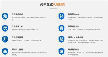 高新技术企业资格认定  研发费用加计扣除免费辅导